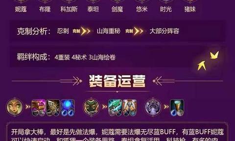时光泰坦最新出装攻略——带你解锁最强攻击力（拥有伤害和生存力的完美结合！）
